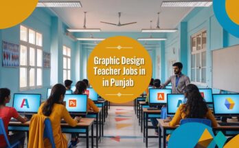 Graphic design teacher jobs in Punjab – classroom training with design software