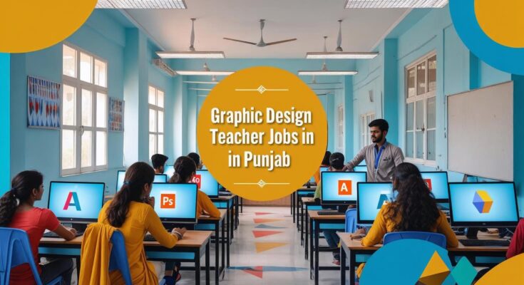 Graphic design teacher jobs in Punjab – classroom training with design software