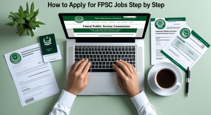 Learn how to apply for FPSC jobs step by step in 2025. Detailed process, required documents, online application tips, and fee submission guide.